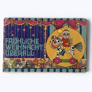 Vintage Frohliche Weihnacht Uberall German Christmas Music Promo Booklet Tchibo